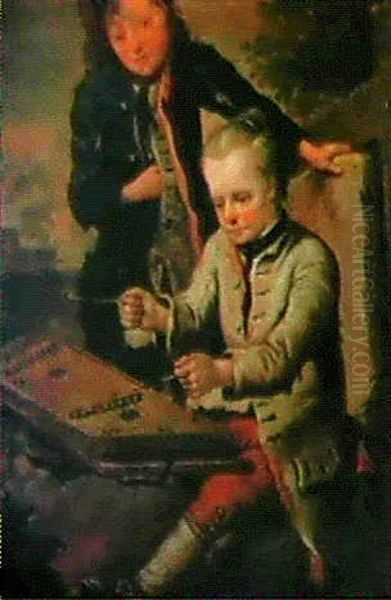 Der Kleine Musikant Oil Painting by Johann Conrad Seekatz