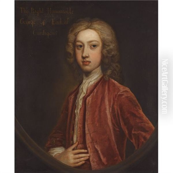 Portrait Of George, 4th Earl Of Cardigan, Later 1st Duke Of Montagu Oil Painting by Enoch Seeman