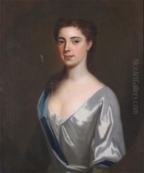 Portrait Of Elizabeth Scudamore Oil Painting by Enoch Seeman