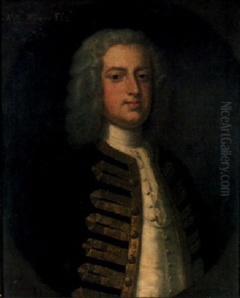 Portrait Of William Wilmer Of Sywell, M.p. Oil Painting by Enoch Seeman