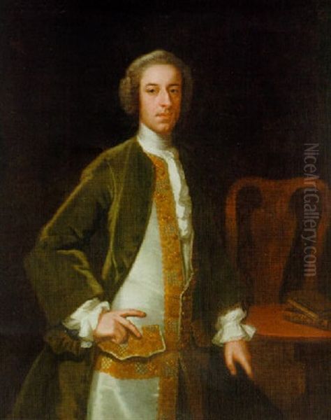 Portrait Of Thomas Best Of Chilston Park, Kent Oil Painting by Enoch Seeman