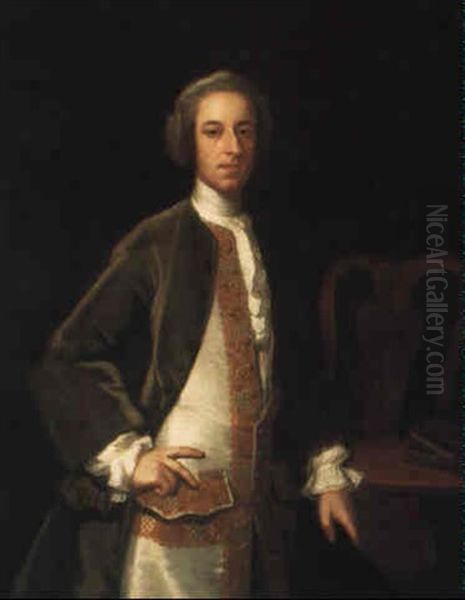 Portrait Of Thomas Best Of Chilston Park, Kent Oil Painting by Enoch Seeman