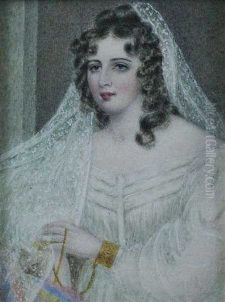 The Veiled Bride Oil Painting by John J. Boyle