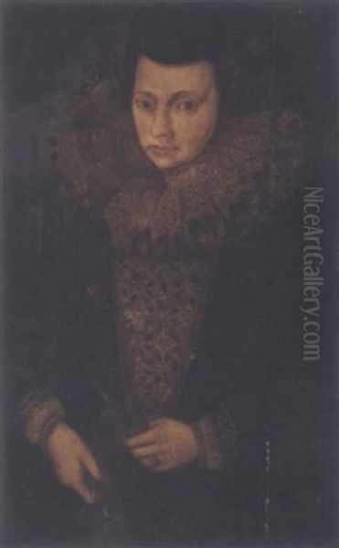 Portrait Of A Lady Oil Painting by William (Sir) Segar