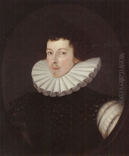 Portrait Of Sir Henry Kingsmill Oil Painting by William (Sir) Segar