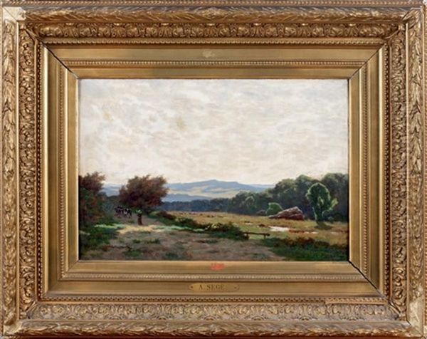 Environs De Huelgoat Dans Les Monts D'aree Oil Painting by Alexandre Sege