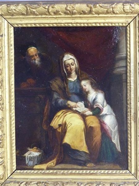 L'education De La Vierge Oil Painting by Gerard Seghers