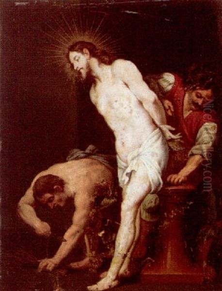 The Flagellation Of Christ Oil Painting by Gerard Seghers