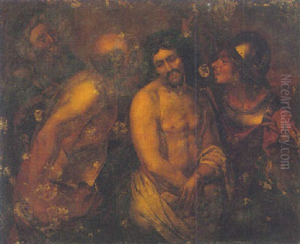 The Mocking Of Christ Oil Painting by Gerard Seghers