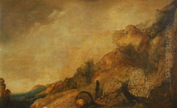 Paysage Montagneux Oil Painting by Hercules Seghers