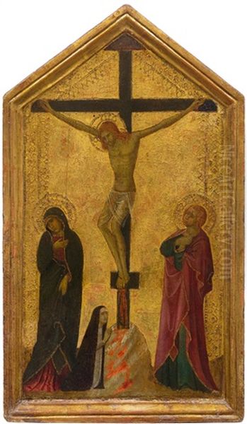 Crucifixion Scene Oil Painting by Niccolo Segna di Buonaventura