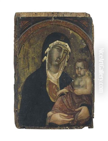 The Madonna And Child Oil Painting by Niccolo Segna di Buonaventura