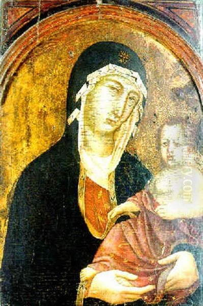 The Madonna And Child Oil Painting by Niccolo Segna di Buonaventura