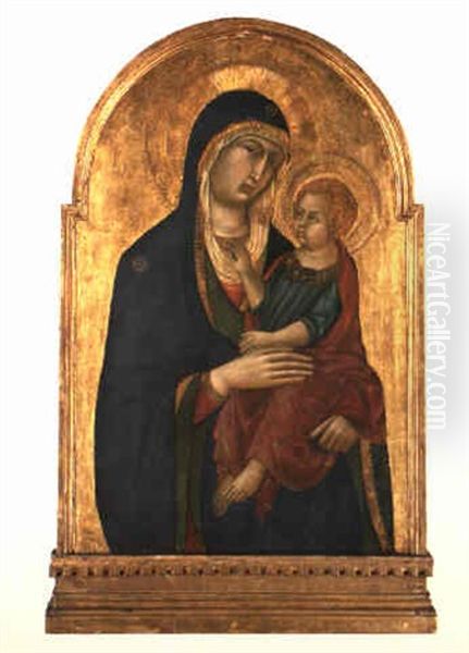 The Madonna And Child Oil Painting by Niccolo Segna di Buonaventura