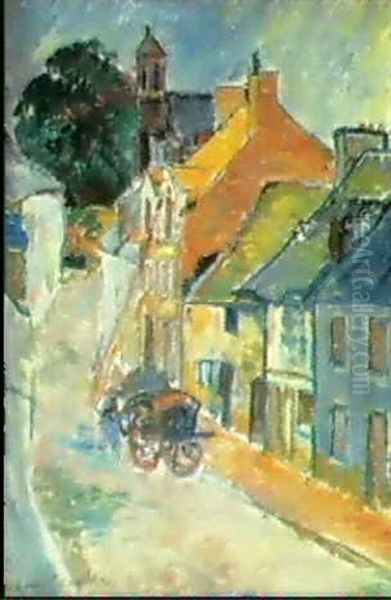 Rue Animee Oil Painting by Armand Seguin