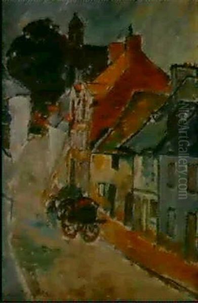 Rue De Village Oil Painting by Armand Seguin