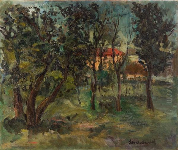 Landscape Oil Painting by Efraim Seidenbeutel