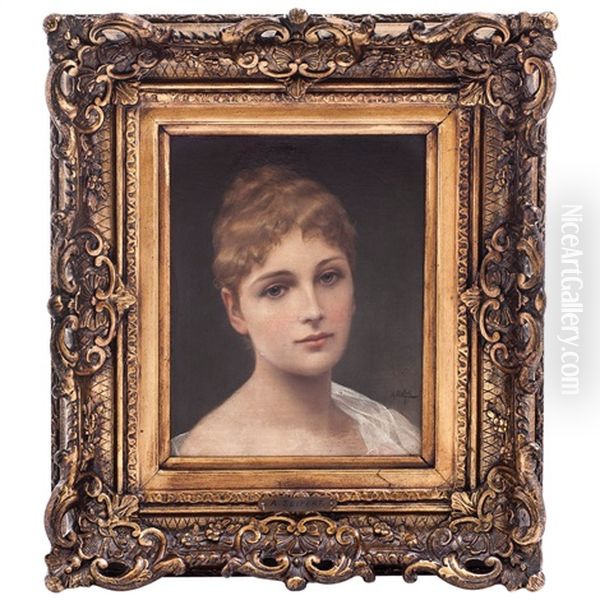 Retrato De Dama Oil Painting by Alfred Seifert