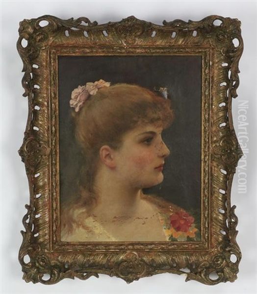 Portrait Of A Beauty by Alfred Seifert