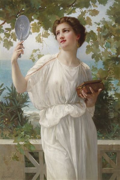 Blumenstilleben Oil Painting by Guillaume Seignac