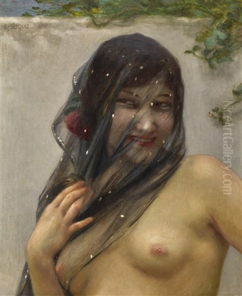 Odalisque Oil Painting by Guillaume Seignac