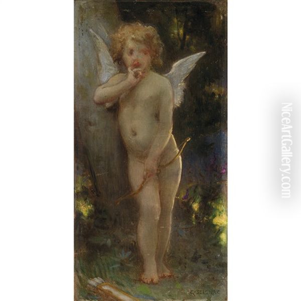 Cupidon Oil Painting by Guillaume Seignac