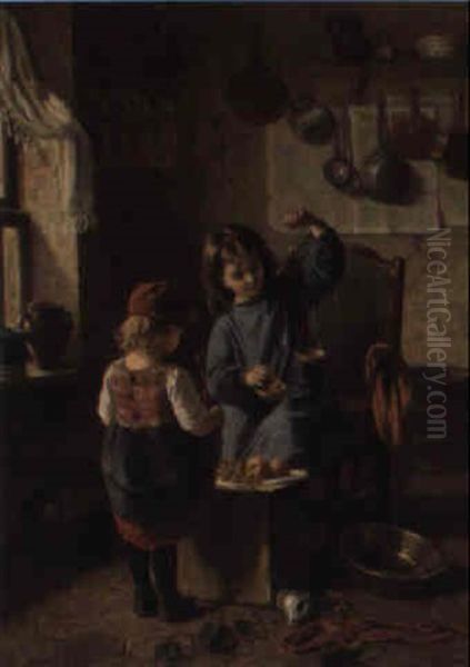 The Young Merchant Oil Painting by Paul Seignac