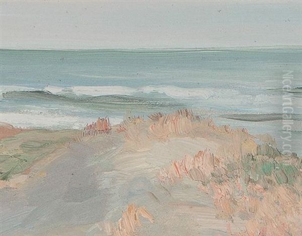 Sandy Beach Oil Painting by Kuroda Seiki