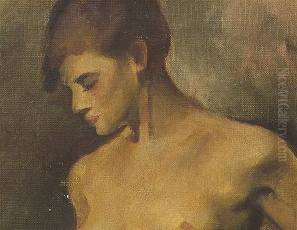 Nude Oil Painting by Kuroda Seiki