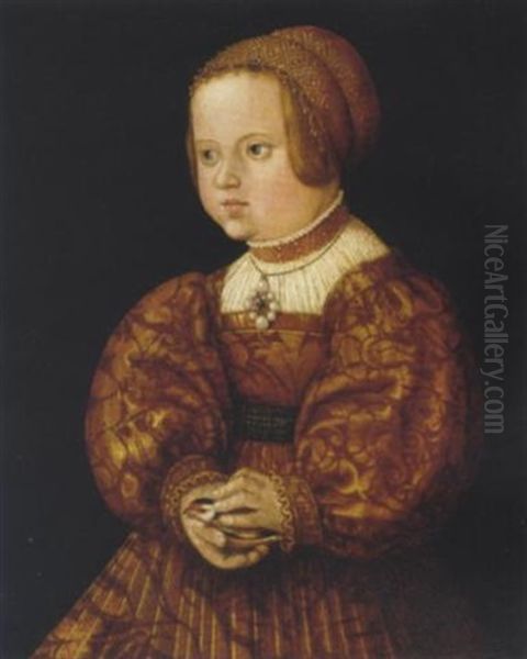 Anne Of Austria Oil Painting by Jakob Seisenegger