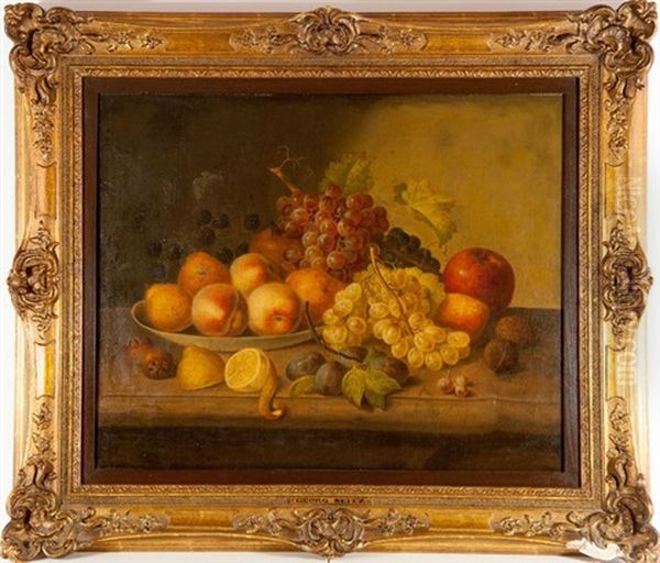 Stilleben Mit Fruchten Oil Painting by Georg Seitz