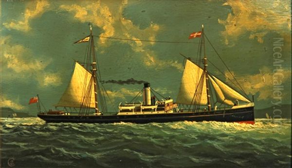 Caledonia, Newfoundland Oil Painting by Charles E. Selby