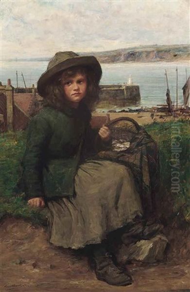 The Fisherman's Daughter Oil Painting by Charles A. Sellar