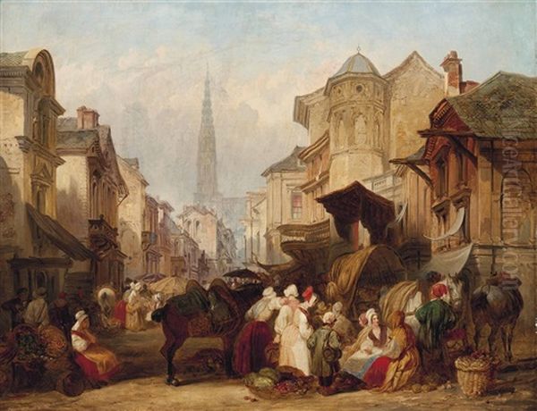 Market Day by Henry Courtney Selous