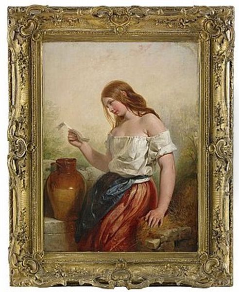 The Love Letter Oil Painting by Henry Courtney Selous