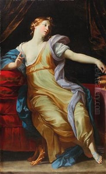 Portia Oil Painting by Giovanni Giacomo Sementi