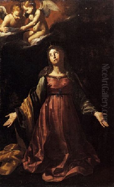 Santa Caterina D'alessandria Oil Painting by Giovanni Giacomo Sementi