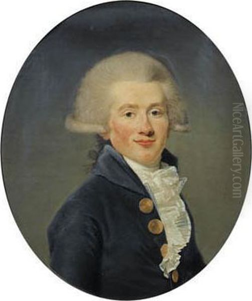 Portrait De Jean-conrad Hottinguer (1764-1841) Oil Painting by Joseph Boze