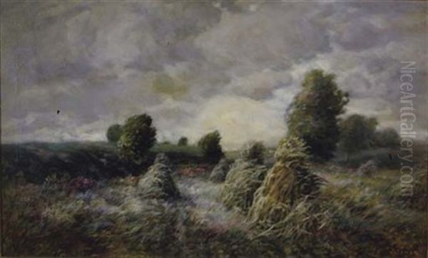 Late Summer Landscape Oil Painting by John Semon