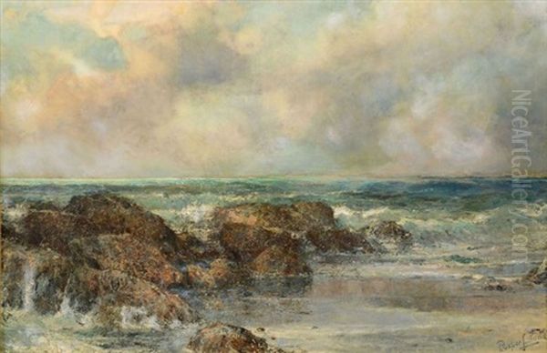 South Shore, Bermuda Oil Painting by Prosper Louis Senat