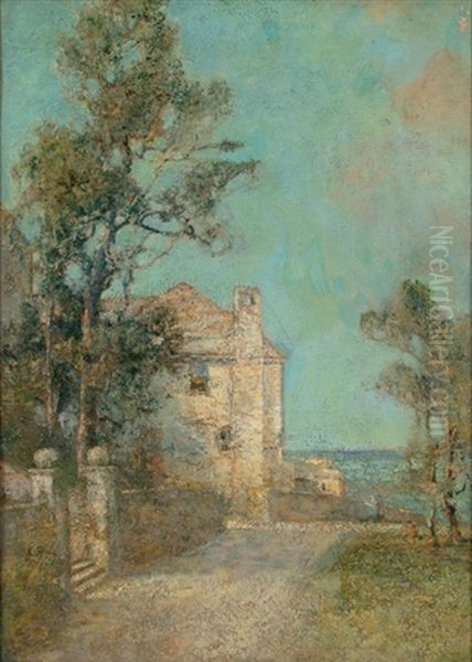 Bermuda Scene Oil Painting by Prosper Louis Senat