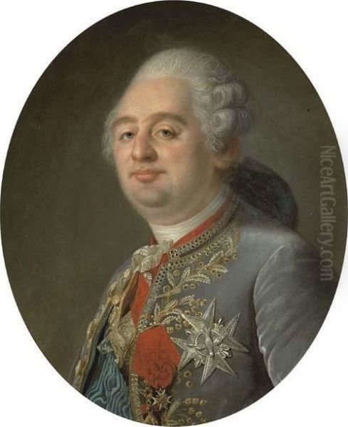 Portrait De Louis Xvi Oil Painting by Joseph Boze