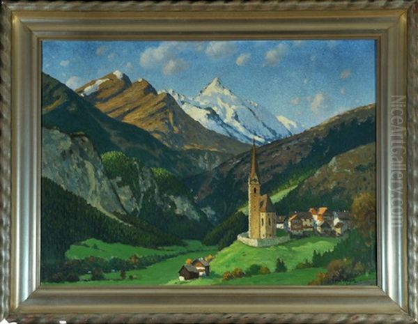 Heiligenblut Am Grosglockner Oil Painting by Ludwig Von Senger