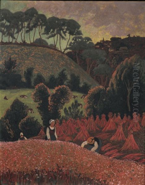 Etude: Paysage by Paul Serusier