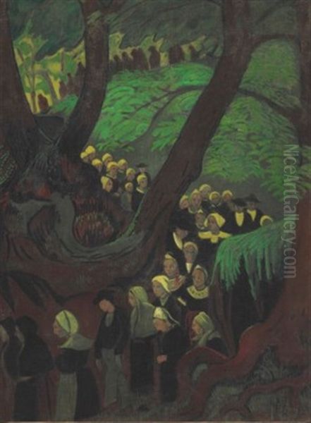 Pelerinage Oil Painting by Paul Serusier