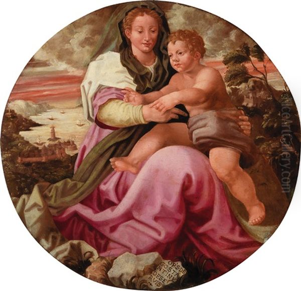 The Virgin And Child by Costantino de Servi