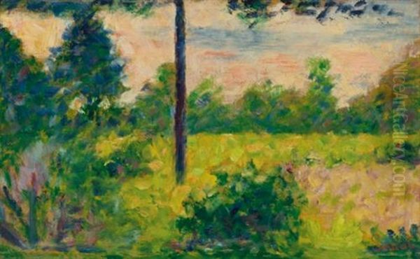 A Barbizon Oil Painting by Georges Seurat