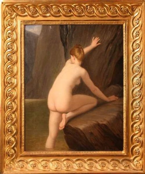 La Baigneuse Oil Painting by Jules Marie Sevestre