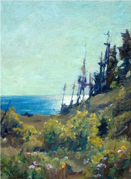 The Crow's Nest, Monhegan Oil Painting by Amanda Brewster Sewell