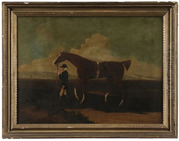 Horse With Groom Oil Painting by James Seymour